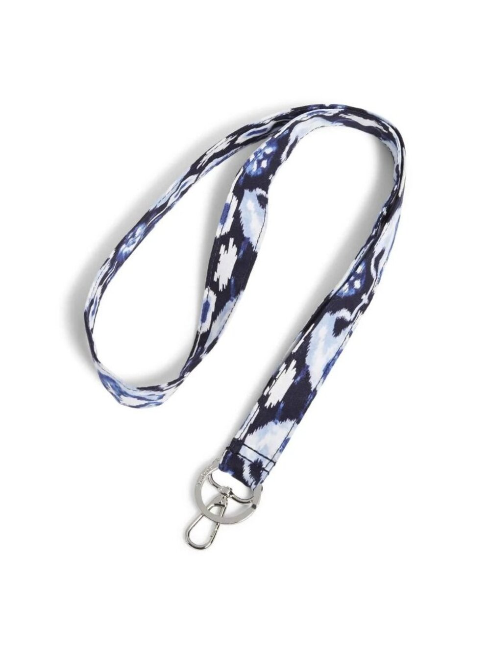 Vera Bradley  Wide Lanyard Ikat Island 18.5" Long NEW with tag Blue & white